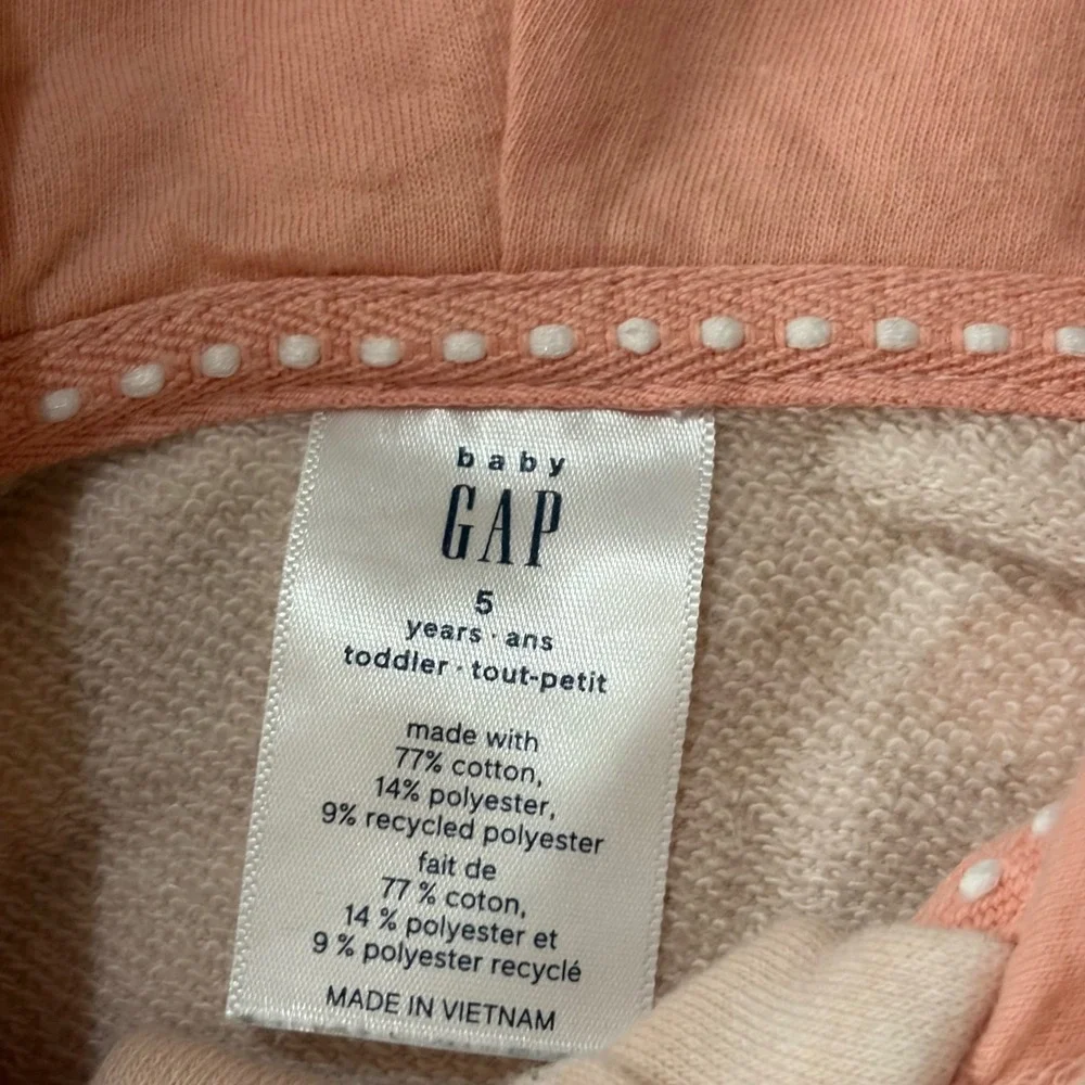 Gap Kids Girls Bundle 5pc Hoodie Sequin Tees Dress Checkered Pants Sz 5 S